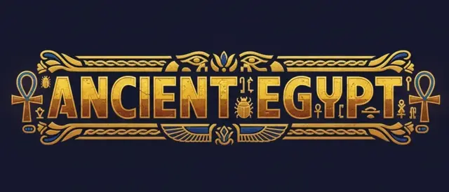 Ancient Egypt theme logo