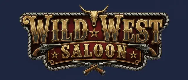 Wild West Saloon theme logo