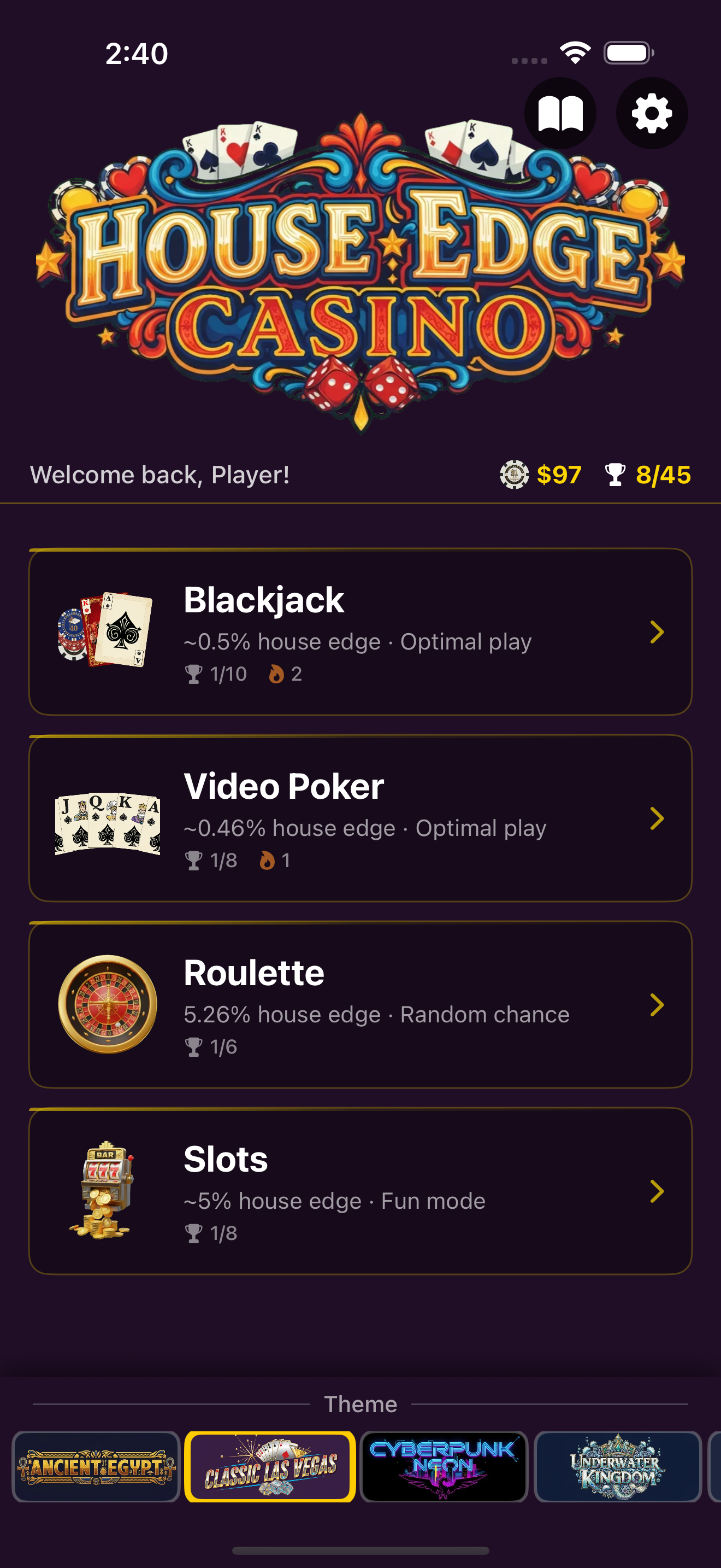 House Edge Casino screenshot 1